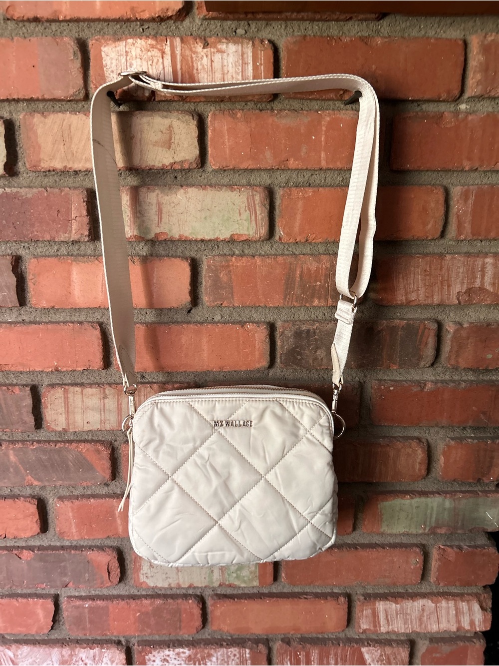 MZ Wallace Small Metro Camera Bag in Ivory